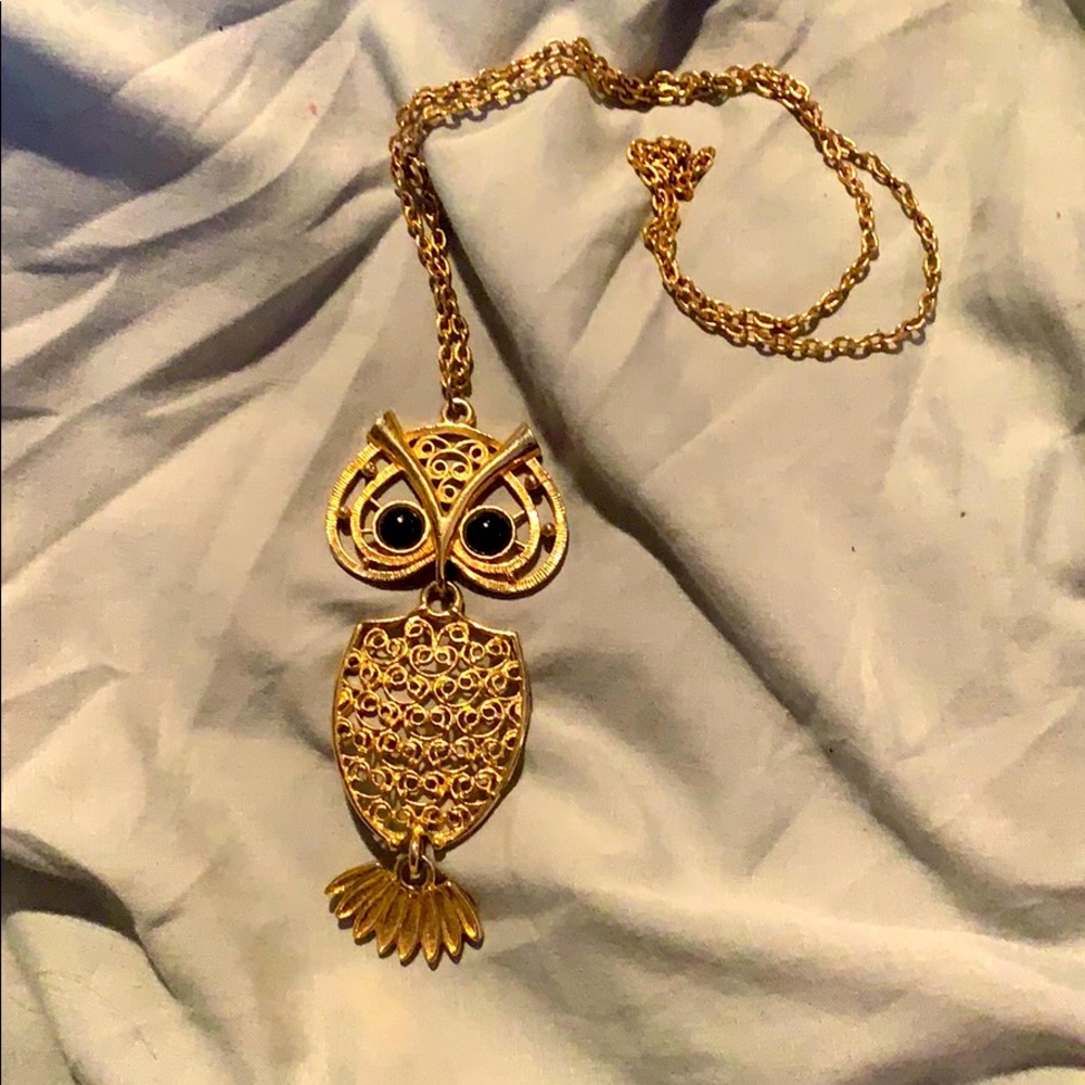 ✌🏻-donated to charity - OWL NECKLACE